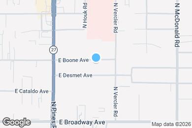 Map image of the property - 12518 E Boone Ave