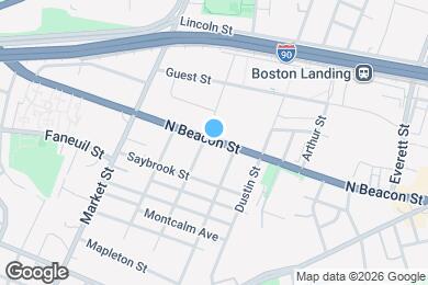 Map image of the property - 154 N Beacon St