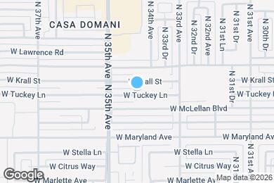Map image of the property - 3416 W Tuckey Ln