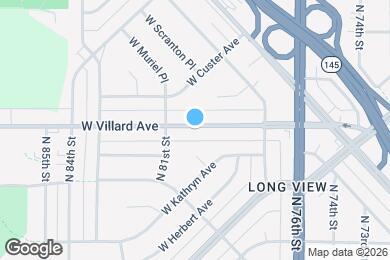 Map image of the property - 8002 W Villard Ave