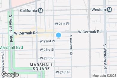 Map image of the property - 2644 W 22nd Pl