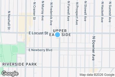 Map image of the property - 2845 N Maryland Ave