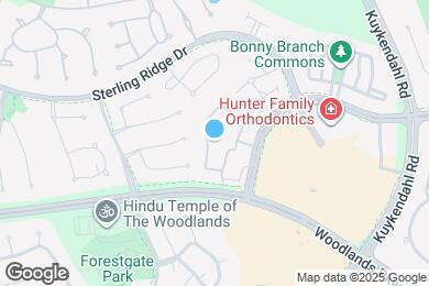 Map image of the property - 6900 Lake Woodlands Dr