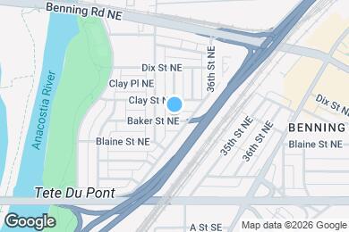 Map image of the property - 3426 Baker St NE