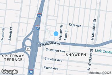 Map image of the property - 736 N Montgomery St