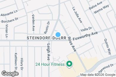 Map image of the property - 1843 Foxworthy Ave