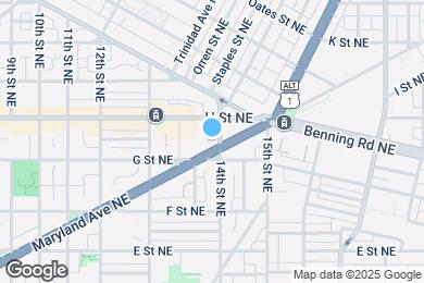 Map image of the property - 1350 Maryland Ave NE