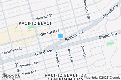 Map image of the property - 2050 Balboa Ave