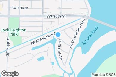 Map image of the property - 3842 SW St Lucie Ln