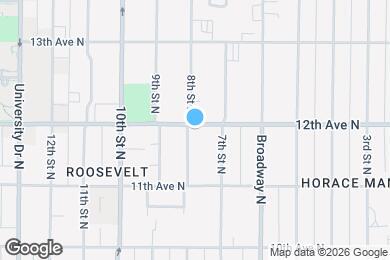 Map image of the property - 1143 8th St N