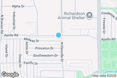 Map image of the property - 1149 Midway Dr