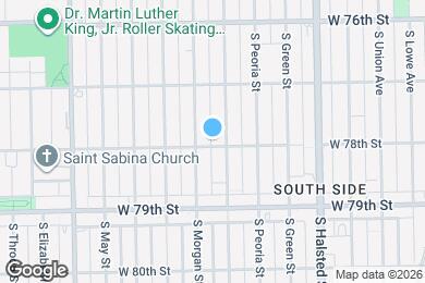 Map image of the property - 943 W 78th St