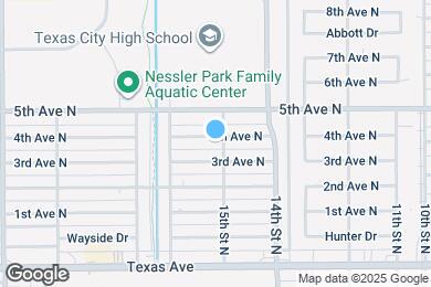 Map image of the property - 1505 4th Ave N