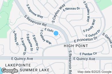 Map image of the property - 19125 E Oberlin Dr