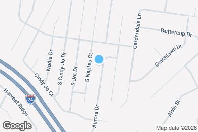 Map image of the property - 3668 Aurora Dr