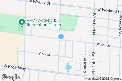 Map image of the property - 1216 W Ash St