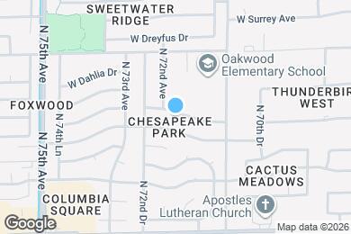 Map image of the property - 7157 W Windrose Dr