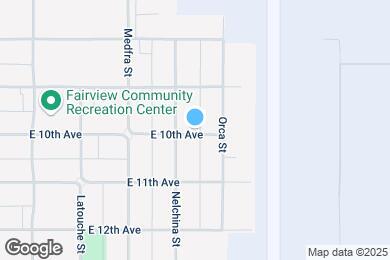 Map image of the property - 1401 E 10th Ave