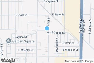 Map image of the property - 1339 E Defenbaugh St