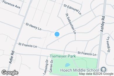 Map image of the property - 10765 St Xavier Ln