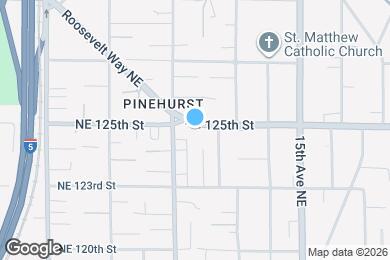 Map image of the property - 1017 NE 125th St