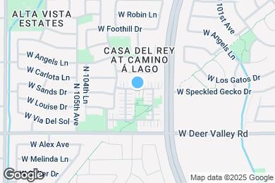 Map image of the property - 10325 W Sands Dr