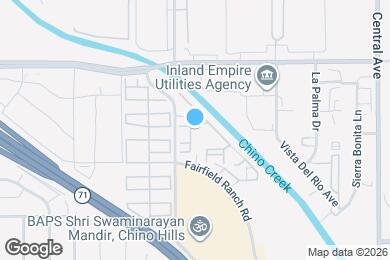 Map image of the property - The Crossings of Chino Hills
