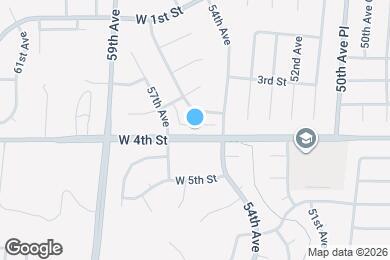 Map image of the property - 5600 W 3rd St
