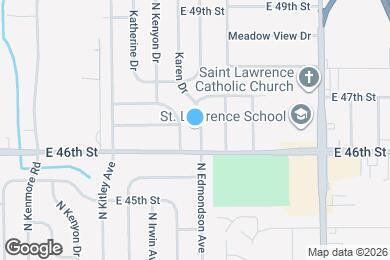 Map image of the property - 4622 Karen Dr