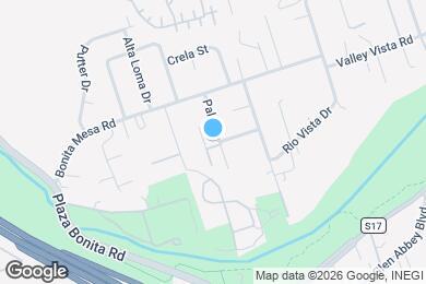 Map image of the property - 3874 Palo Dr