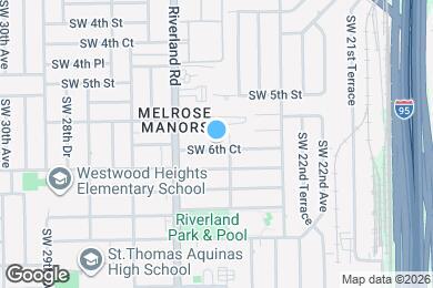 Map image of the property - 2629 SW 6th Ct