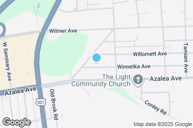 Map image of the property - 818 Winnetka Ave