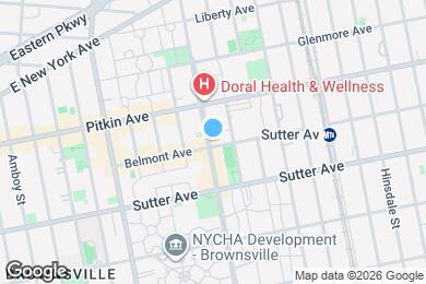 Map image of the property - 97 Belmont Ave