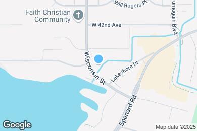 Map image of the property - 3105 Lakeshore Dr