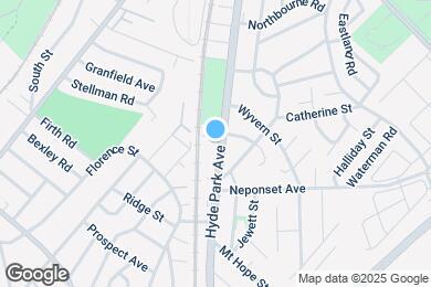 Map image of the property - 375 Hyde Park Ave