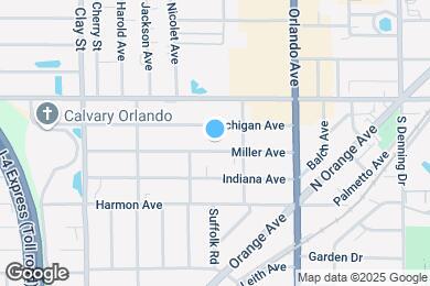 Map image of the property - 1399 Miller Ave