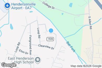 Map image of the property - 625 Clearview Dr