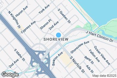 Map image of the property - 1501 E 3rd Ave