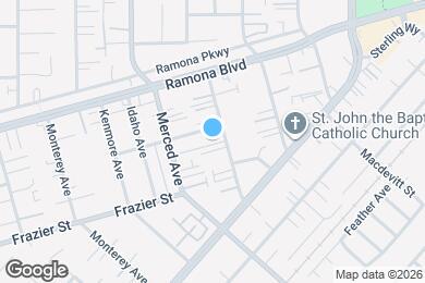 Map image of the property - 3831 1/4 Bresee Ave