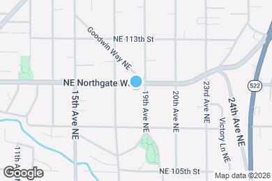 Map image of the property - 1731 NE Northgate Way