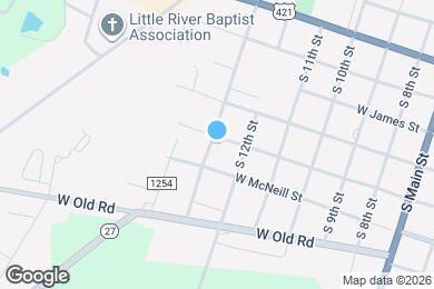 Map image of the property - 1201 S 13th St