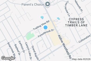 Map image of the property - 2823 Forestbrook Dr