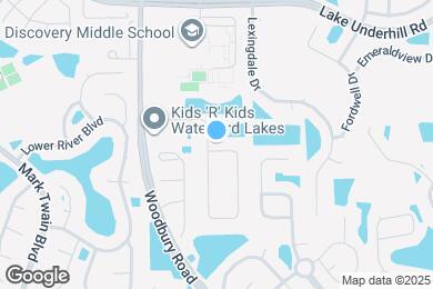 Map image of the property - 106 Woodbury Pines Cir