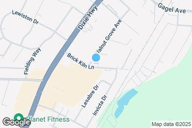 Map image of the property - 1625 Brick Kiln Ln