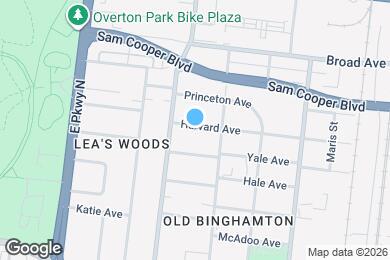 Map image of the property - 2485 Harvard Ave