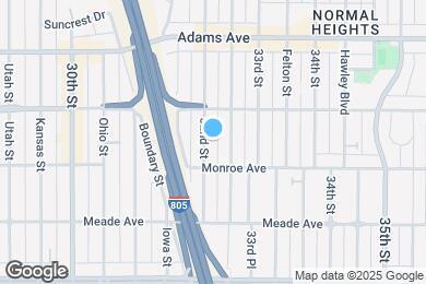 Map image of the property - 4541 32nd St