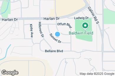 Map image of the property - 1218 Sunset Dr