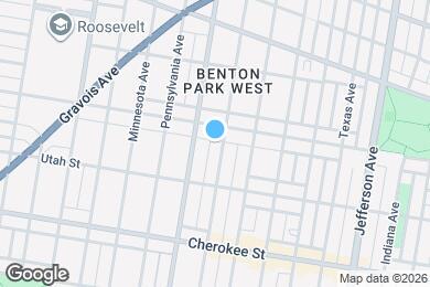 Map image of the property - 3215 Oregon Ave