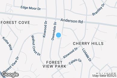 Map image of the property - 345 Cedarcliff Rd