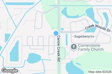Map image of the property - 2936 Canoe Cir